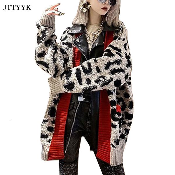 women's knits tees midlength sweater jacket 2023 autumn winter loose leopard print fashion knitted cardigan and leather 230317, White
women's knits tees midlength sweater jacket 2023 autumn winter loose leopard print fashion knitted cardigan and leather 230317, White