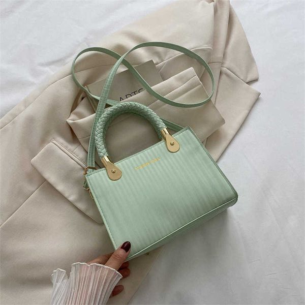 nxy popular retro solid color handbags for female new fashion simple shoulder bags stripe messenger square bags square bags 230308
nxy popular retro solid color handbags for female new fashion simple shoulder bags stripe messenger square bags square bags 230308