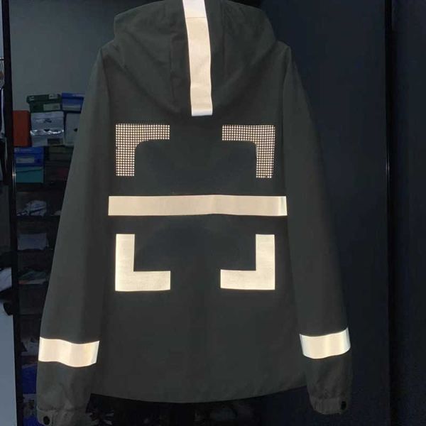 designer jacket men women hooded sweatshirt 3m reflective nylon windbreaker casual zipper cardigan hoodie coat outdoor sports trench coats, Black;brown
designer jacket men women hooded sweatshirt 3m reflective nylon windbreaker casual zipper cardigan hoodie coat outdoor sports trench coats, Black;brown