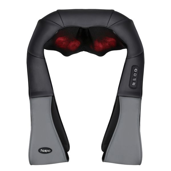 shiatsu back neck and shoulder massager with adjustable heat and speed, 8 nodes electric deep tissue kneading massage for back
shiatsu back neck and shoulder massager with adjustable heat and speed, 8 nodes electric deep tissue kneading massage for back
