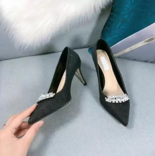 official quality fashion women's sandals pumps with crystal pearl point toe high heels lady party wedding dress eu 35-43, Black
official quality fashion women's sandals pumps with crystal pearl point toe high heels lady party wedding dress eu 35-43, Black