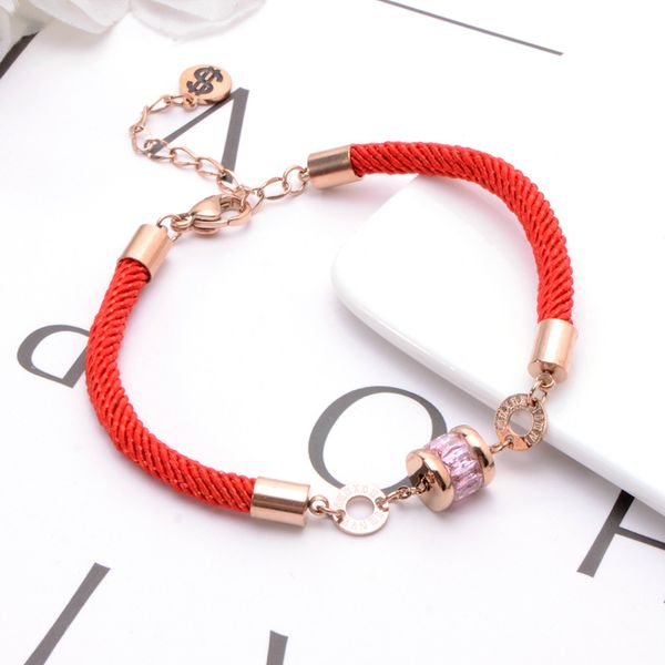 Luxury Couple Zircon Charm Bracelet Black Red Rope Bracelets Jewelry for Lover Gift
Luxury Couple Zircon Charm Bracelet Black Red Rope Bracelets Jewelry for Lover Gift