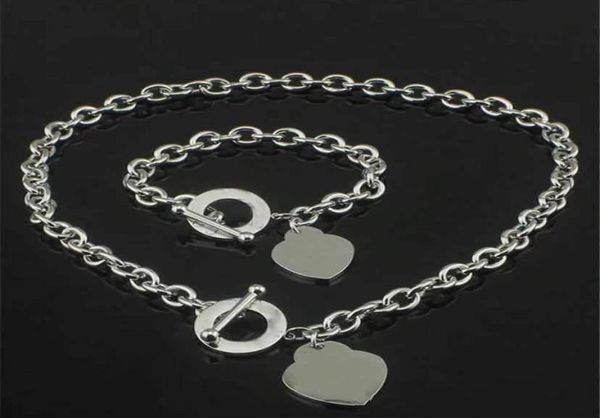 fashion designer women necklace bracelet classic heart set 18k gold chains for lady womens party wedding lovers gift jewelry with 1916219, Silver
fashion designer women necklace bracelet classic heart set 18k gold chains for lady womens party wedding lovers gift jewelry with 1916219, Silver