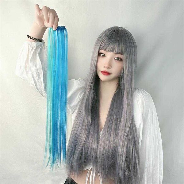 wholesale straight hair gradient hanging ear dyed color set highlight one, Black;brown
wholesale straight hair gradient hanging ear dyed color set highlight one, Black;brown