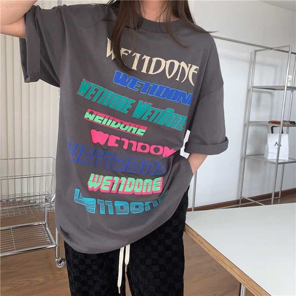 we11done t shirt men women 2022 summer korean fashion tees oversize cotton outfits female costume y2k t-shirts design trend 0318, White;black
we11done t shirt men women 2022 summer korean fashion tees oversize cotton outfits female costume y2k t-shirts design trend 0318, White;black