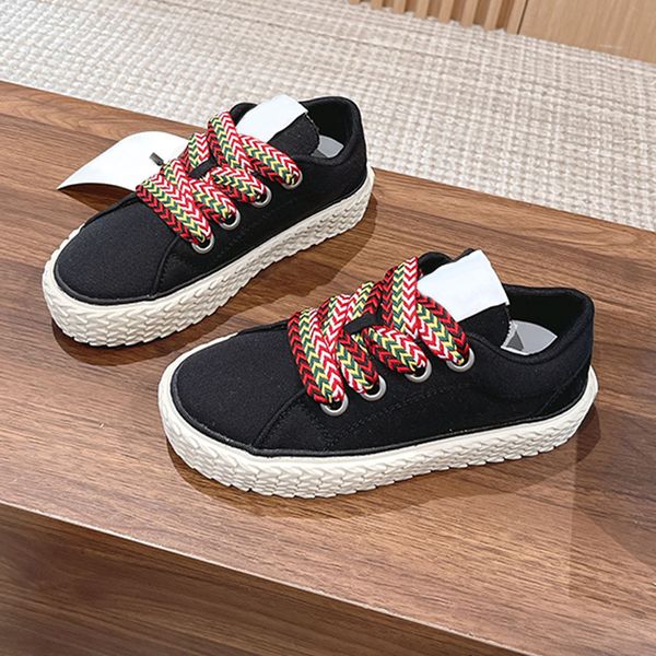 canvas lanvines womans casual shoes designer mesh woven lace-up 5.0 tpu rubber outsole platform thick soles woman shoe size 35-40 vdsq, Black
canvas lanvines womans casual shoes designer mesh woven lace-up 5.0 tpu rubber outsole platform thick soles woman shoe size 35-40 vdsq, Black