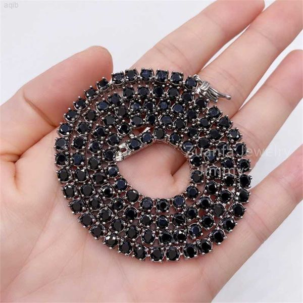 wholesale 4mm 20in iced out 316l stainless steel black cubic zircon gemstone tennis chain necklace, Silver
wholesale 4mm 20in iced out 316l stainless steel black cubic zircon gemstone tennis chain necklace, Silver