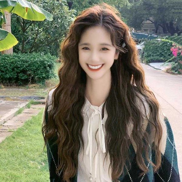 wig womens long curly hair internet celebrity small curls mid length corn curler, Black
wig womens long curly hair internet celebrity small curls mid length corn curler, Black