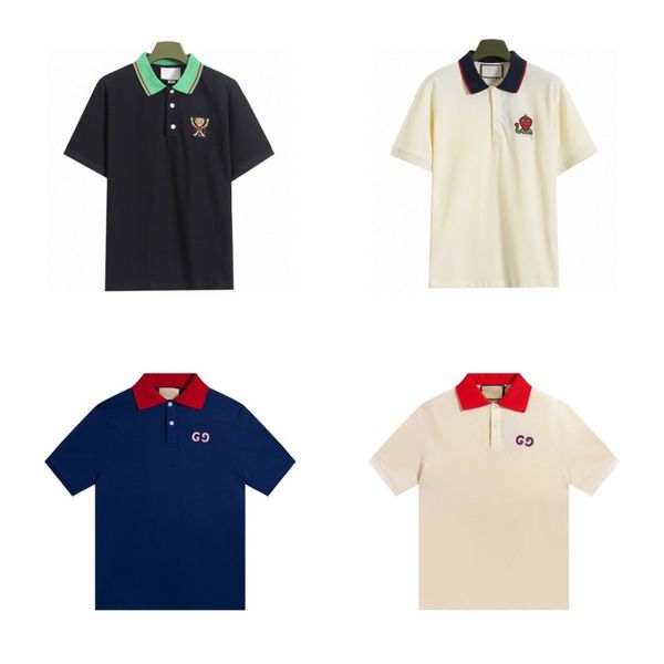 designer mens polo shirts summer g shirt solid color polos embroidery men t shirts fashion shirt high street casual tees loose young men�, White;black
designer mens polo shirts summer g shirt solid color polos embroidery men t shirts fashion shirt high street casual tees loose young men�, White;black