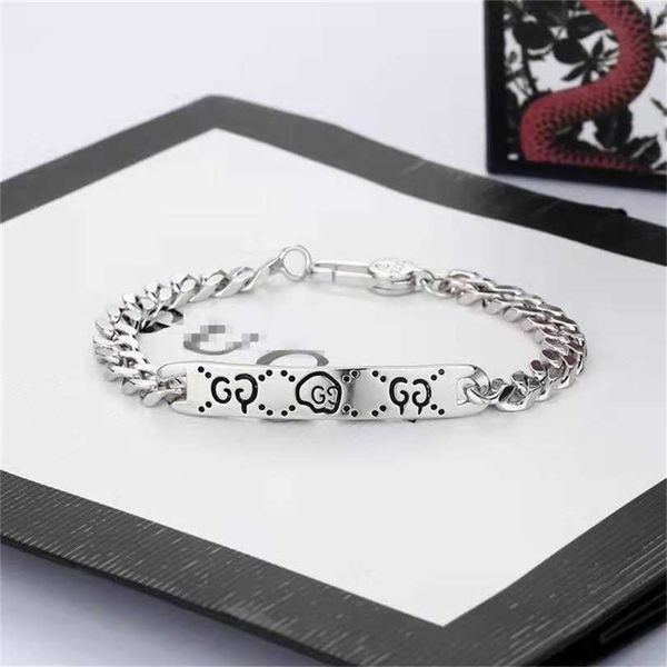 2023 designer new jewelry double skull elf bracelet thai silver bracelet versatile boyfriend and girlfriend valentine's day gift, Black
2023 designer new jewelry double skull elf bracelet thai silver bracelet versatile boyfriend and girlfriend valentine's day gift, Black
