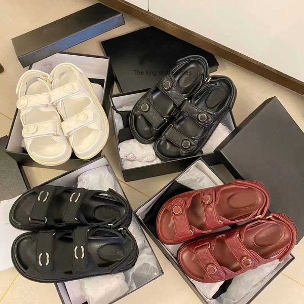 designer crystal calf quilted sandals grandad summer beach slipper buckle sandals dad caviar leather chain gold women slippers platform, Black
designer crystal calf quilted sandals grandad summer beach slipper buckle sandals dad caviar leather chain gold women slippers platform, Black