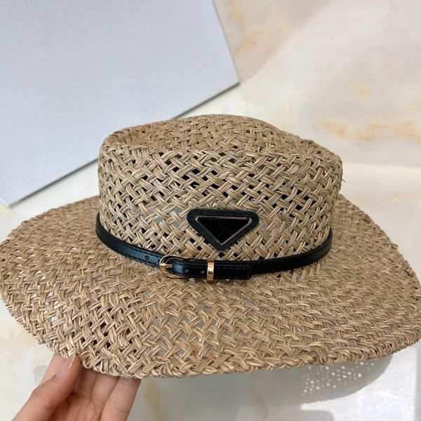 

Fahion Wide Brim Straw Hats for Men Women Bucket Hats Letter Print Strawhat Grass Braid Caps, Orange