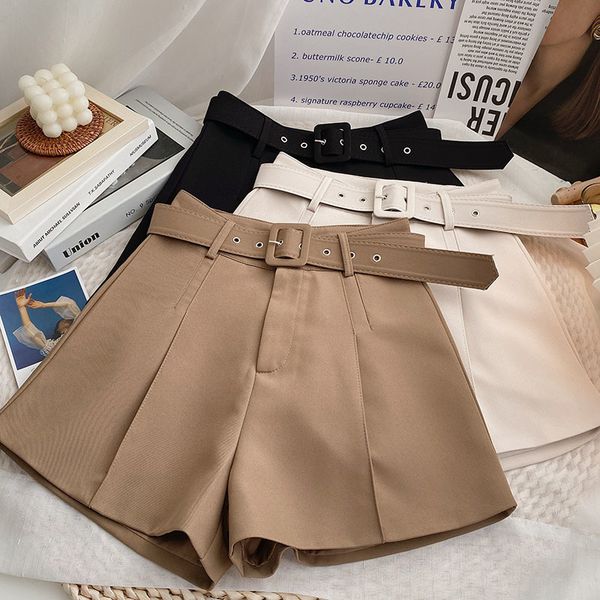 women s shorts ashgaily high waist women streetwear with belt all match wide leg bottoms female 230317, White;black
women s shorts ashgaily high waist women streetwear with belt all match wide leg bottoms female 230317, White;black