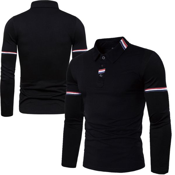 men's polos autumn bottom polo shirt men's long sleeve t-shirt loose lapel solid color business men's shirt 230317, White;black
men's polos autumn bottom polo shirt men's long sleeve t-shirt loose lapel solid color business men's shirt 230317, White;black