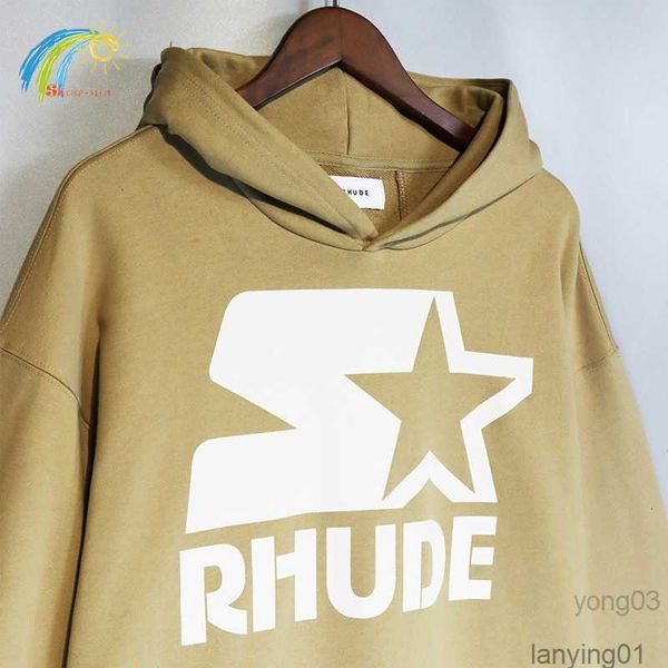 men's hoodies sweatshirts style star print rhude hoodie hooded men loose sweaters streetwear, Black
men's hoodies sweatshirts style star print rhude hoodie hooded men loose sweaters streetwear, Black