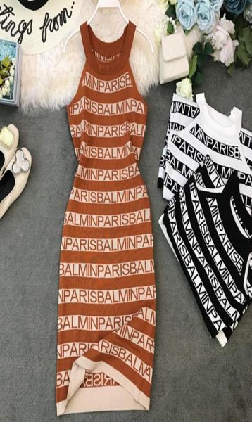 neploe knitted letter print women dresses summer halter sleeveless camis vestidos slim waist bodycon dress 44319 q0012230059, Black;gray
neploe knitted letter print women dresses summer halter sleeveless camis vestidos slim waist bodycon dress 44319 q0012230059, Black;gray