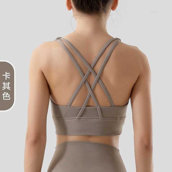 fitness running street designerlu women sports bra double sided grinding cross back shockproof gathered yoga sports bra vest multiple colors, Red;black
fitness running street designerlu women sports bra double sided grinding cross back shockproof gathered yoga sports bra vest multiple colors, Red;black