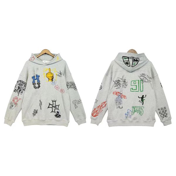 autumn and winter new men's hoodie r graffiti handpainted printed hoodie sweater loose relaxed versatile slim fit crew neck sweater, Black
autumn and winter new men's hoodie r graffiti handpainted printed hoodie sweater loose relaxed versatile slim fit crew neck sweater, Black