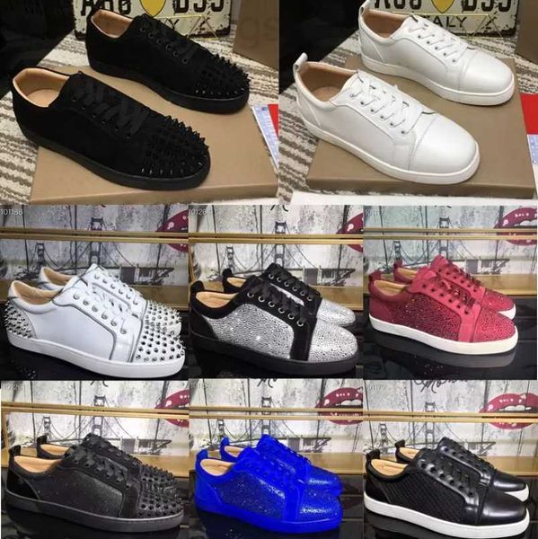 casual shoes men designer shoes brand rivet sneakers couple trainers spikes suede flat stylist shoe 35-48, Black
casual shoes men designer shoes brand rivet sneakers couple trainers spikes suede flat stylist shoe 35-48, Black
