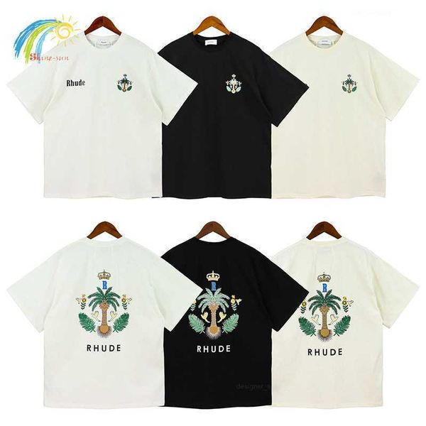 casual black white apricot rhude short sleeve men women printing pattern loose rhude t-shirts, White;black
casual black white apricot rhude short sleeve men women printing pattern loose rhude t-shirts, White;black