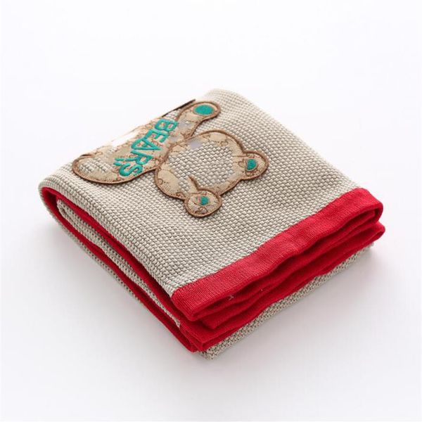 2022 baby cartoon bear blankets kids letters printed blanket 100% cotton newborn baby knitted swaddling276q
2022 baby cartoon bear blankets kids letters printed blanket 100% cotton newborn baby knitted swaddling276q