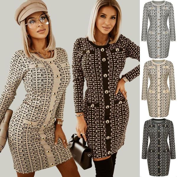 european and american slim temperament dresses long -sleeved diamond -shaped printing autumn and winter women's knitted dress, Black;gray
european and american slim temperament dresses long -sleeved diamond -shaped printing autumn and winter women's knitted dress, Black;gray