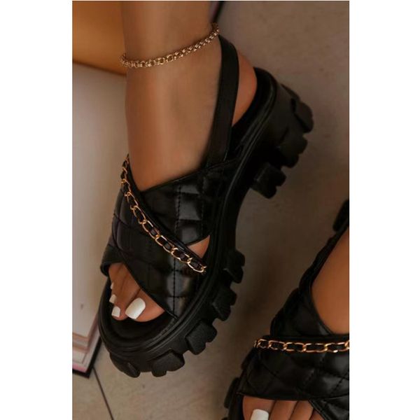 women luxury designers sandals slippers girls fashion summer beach slippers sandals recreational shoe slides cross chain adornment small swe, Black
women luxury designers sandals slippers girls fashion summer beach slippers sandals recreational shoe slides cross chain adornment small swe, Black