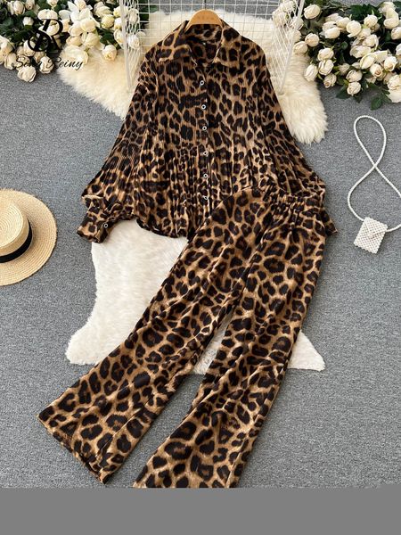 womens two piece pants singreiny leopard vinage casual autumn suits loose folds lapel blouse wide leg long streetwear women pieces 230317, White
womens two piece pants singreiny leopard vinage casual autumn suits loose folds lapel blouse wide leg long streetwear women pieces 230317, White