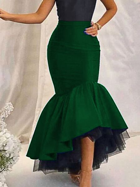 skirts chic women party prom retrotulle stitching high waist maxi mermaid skirt elegant ladies large size evening event outfits 230317, Black
skirts chic women party prom retrotulle stitching high waist maxi mermaid skirt elegant ladies large size evening event outfits 230317, Black