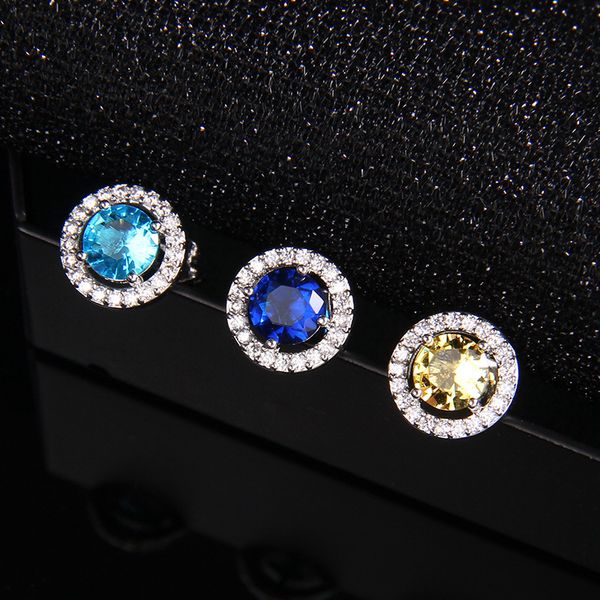 zircon circle stud earrings vintage jewelry for men women engagement wedding wearing plated 10pairs/lot, Golden;silver
zircon circle stud earrings vintage jewelry for men women engagement wedding wearing plated 10pairs/lot, Golden;silver
