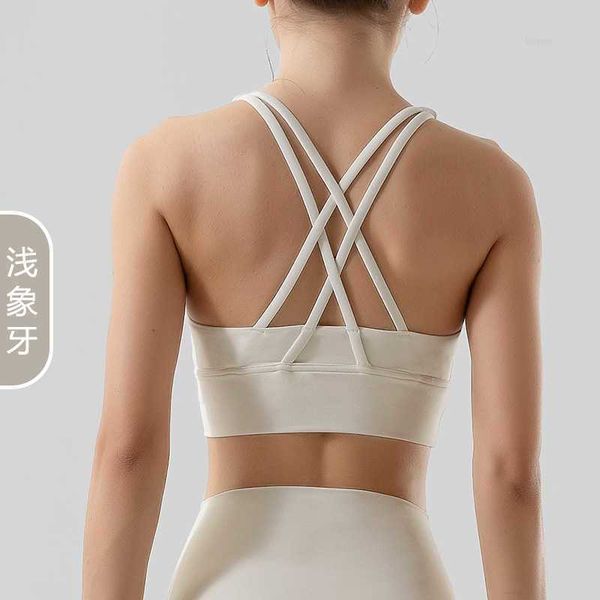 fitness running street designerlu women sports bra double sided grinding cross back shockproof gathered yoga sports bra vest multiple colors, Red;black
fitness running street designerlu women sports bra double sided grinding cross back shockproof gathered yoga sports bra vest multiple colors, Red;black