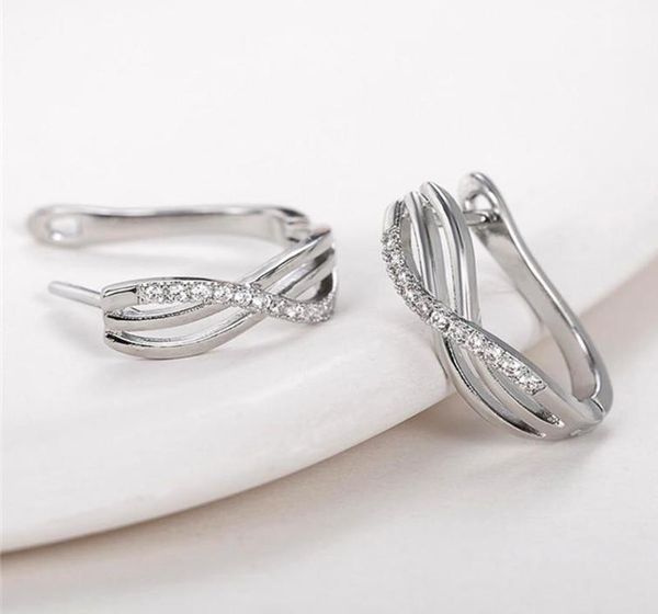 hoop huggie huitan fashion silver color cross circle earrings paved white cz versatile for women daily wear wedding jewelry4729291, Golden;silver
hoop huggie huitan fashion silver color cross circle earrings paved white cz versatile for women daily wear wedding jewelry4729291, Golden;silver