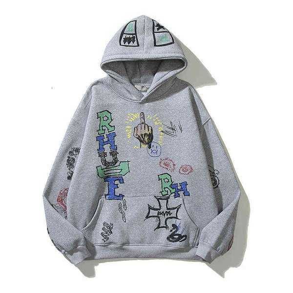 rhude hoodie hand-painted graffiti pullover high street men's loose sportsu8f8jdnc, Black
rhude hoodie hand-painted graffiti pullover high street men's loose sportsu8f8jdnc, Black