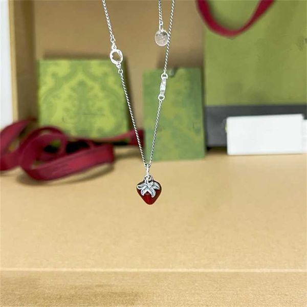 2023 designer new jewelry strawberry double cute fashion fairy girl goddess necklace buckle pendant, Silver
2023 designer new jewelry strawberry double cute fashion fairy girl goddess necklace buckle pendant, Silver
