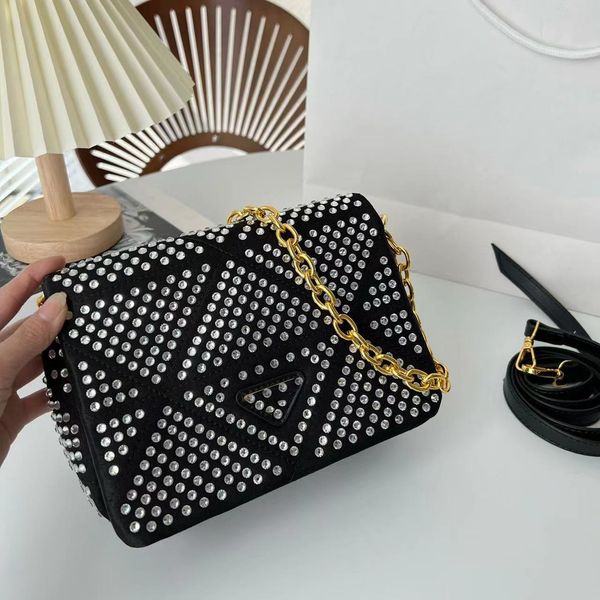 designer bag handbag shoulder crystal chain bag clutch flap totes bags wallet classic black purse famous brand solid hasp square stripes lux
designer bag handbag shoulder crystal chain bag clutch flap totes bags wallet classic black purse famous brand solid hasp square stripes lux