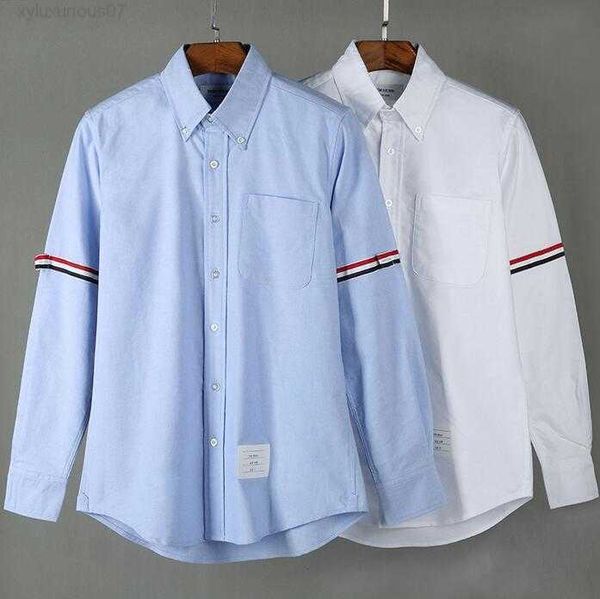 fashion tb thom brand shirts men slim fit white long sleeve casual shirt cotton oxford fabric solid men's clothing, White;black
fashion tb thom brand shirts men slim fit white long sleeve casual shirt cotton oxford fabric solid men's clothing, White;black
