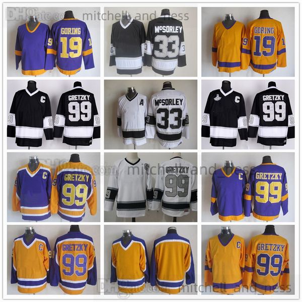 movie vintage hockey jersey retro ccm embroidery 99 wayne gretzky jersey 33 marty mcsorley 19 butch goring blank yellow jerseys, Black;red
movie vintage hockey jersey retro ccm embroidery 99 wayne gretzky jersey 33 marty mcsorley 19 butch goring blank yellow jerseys, Black;red