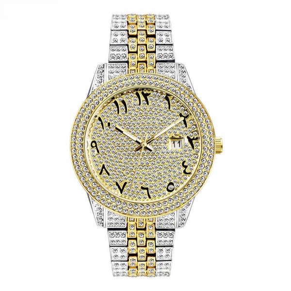 wrist watch misfox gold high-grade full diamond arabic sky star waterproof quartz men's, Slivery;black
wrist watch misfox gold high-grade full diamond arabic sky star waterproof quartz men's, Slivery;black