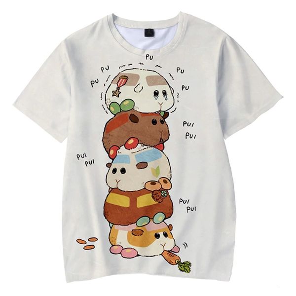 womens tshirt 3d cartoon pui molcar printed t shirts cute style t shirts men women fashion loose t shirts kids comfort kids 230317, White 
womens tshirt 3d cartoon pui molcar printed t shirts cute style t shirts men women fashion loose t shirts kids comfort kids 230317, White