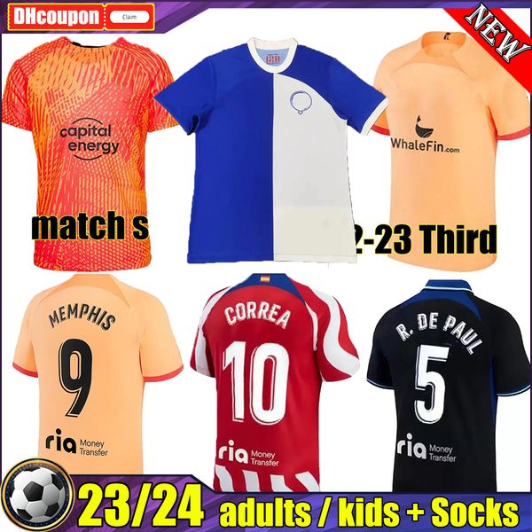 griezmann joao felix 23/24 120th soccer jerseys 2023 m. llorente correa camiseta football shirt men kids kit morata r. de paul memphis carra, Black;yellow
griezmann joao felix 23/24 120th soccer jerseys 2023 m. llorente correa camiseta football shirt men kids kit morata r. de paul memphis carra, Black;yellow