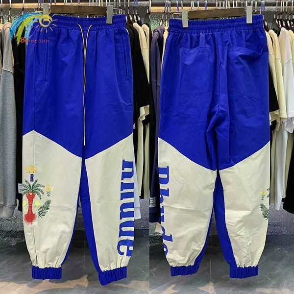 coconut dove printing rhude overalls men women 1 1 casual loose drawstring rhude sweatpants blue green black patchwork pants
coconut dove printing rhude overalls men women 1 1 casual loose drawstring rhude sweatpants blue green black patchwork pants