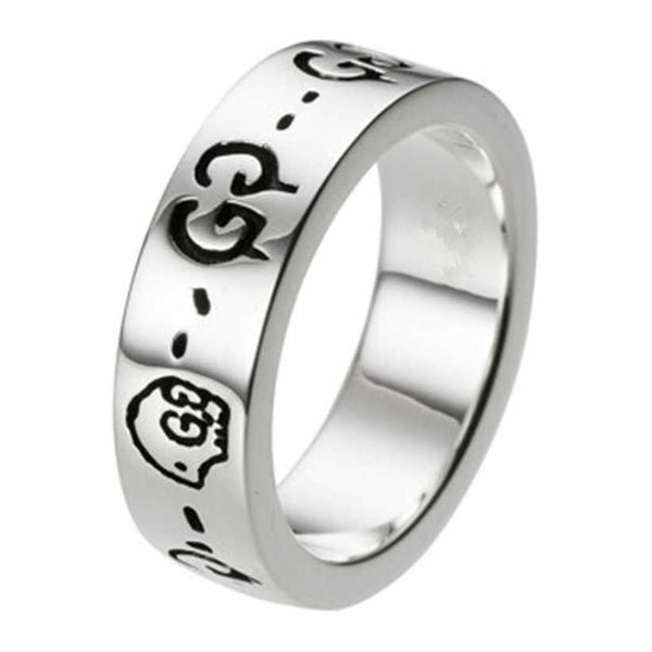 2023 designer new jewelry ring elf skull hollowed out double enamel for men and women to give valentine's day gifts, Silver
2023 designer new jewelry ring elf skull hollowed out double enamel for men and women to give valentine's day gifts, Silver