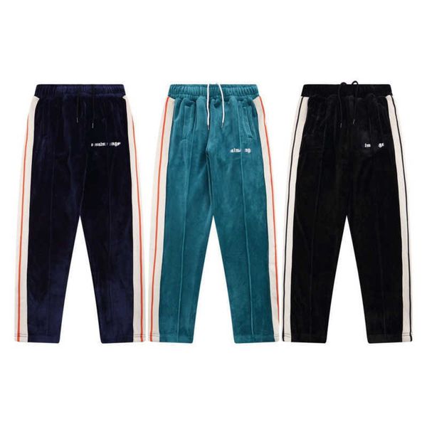 men's pants designer casual pants trendy zip straight pants rainbow stripes corduroy sweatpants loose classic street color contrast str, Black
men's pants designer casual pants trendy zip straight pants rainbow stripes corduroy sweatpants loose classic street color contrast str, Black