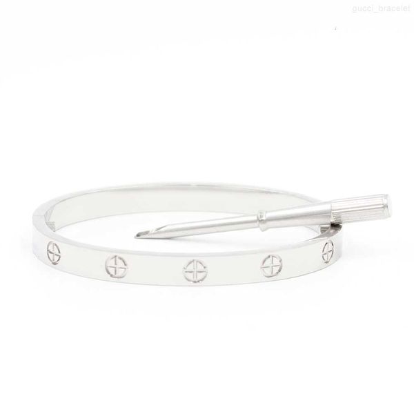 love screw bracelets cuff bracelet luxury jewelry couple bangle classic 5.0 stainless steel silver never fade not allergic, Black
love screw bracelets cuff bracelet luxury jewelry couple bangle classic 5.0 stainless steel silver never fade not allergic, Black