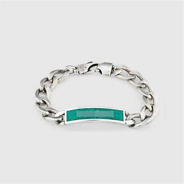 2023 designer new jewelry 925 sterling silver luxury classic double interlocking enamel green bracelet family lovers bracelet gift, Black
2023 designer new jewelry 925 sterling silver luxury classic double interlocking enamel green bracelet family lovers bracelet gift, Black