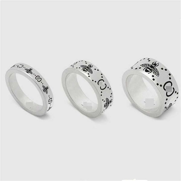 2023 designer new jewelry sterling silver classic double bee for men and women same style couple ring
2023 designer new jewelry sterling silver classic double bee for men and women same style couple ring