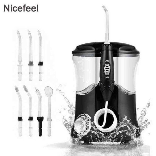 nicefeel oral irrigator water pulse flosser dental jet teeth cleaner hydro jet with 600ml water tank and 7nozzle tooth care 220514
nicefeel oral irrigator water pulse flosser dental jet teeth cleaner hydro jet with 600ml water tank and 7nozzle tooth care 220514