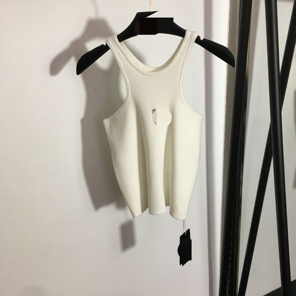 311 2023 runway spring summer women's sweaters brand same style sleeveless beads pullover black white clothes meiyi881, White;black
311 2023 runway spring summer women's sweaters brand same style sleeveless beads pullover black white clothes meiyi881, White;black
