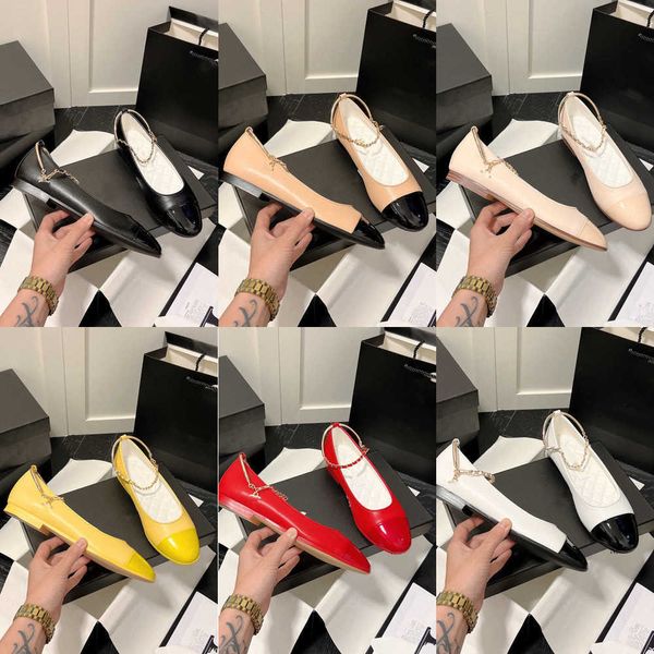 high version 2023 brand c single shoes designer mary jane leather plaid quilted chain buckle c ballet flat bottom color matching women party, Black
high version 2023 brand c single shoes designer mary jane leather plaid quilted chain buckle c ballet flat bottom color matching women party, Black