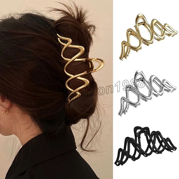 clamps fashion gold color hollow geometric hair clips metal hair claw cross hairclip headband hairpin hair crab women hair accessories, Slivery;golden
clamps fashion gold color hollow geometric hair clips metal hair claw cross hairclip headband hairpin hair crab women hair accessories, Slivery;golden